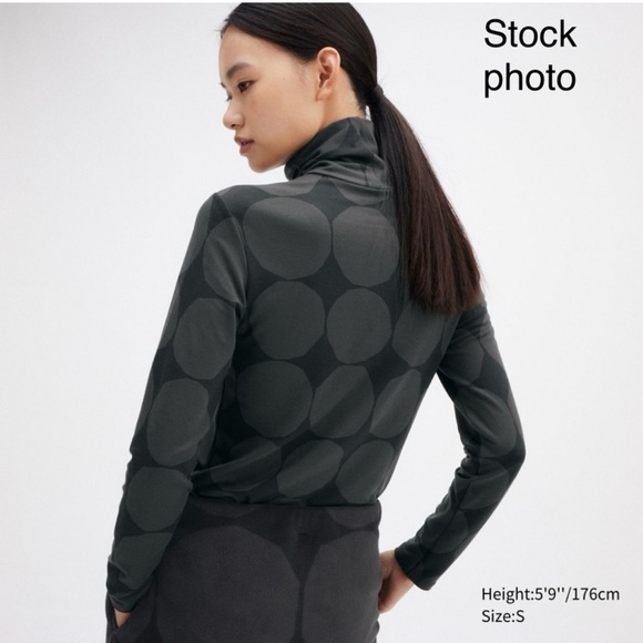 NEW UNIQLO MARIMEKKO HEATTECH TURTLENECK - Picture 2 of 8